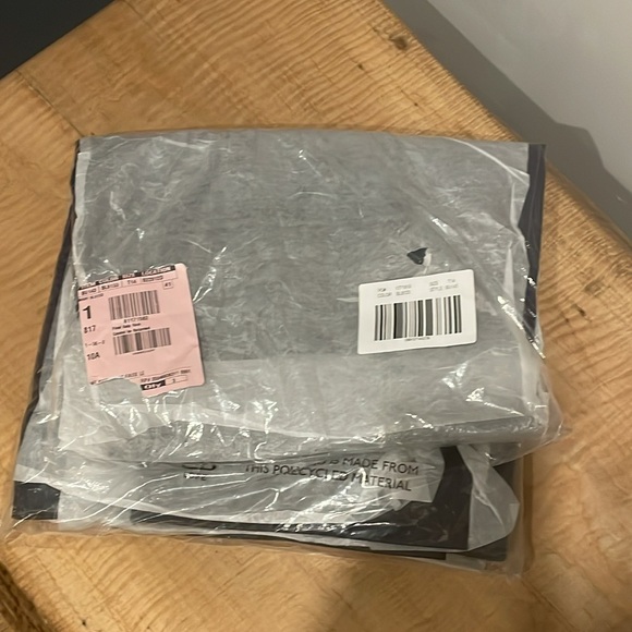 NWT J. Crew Tall Kate straight-leg pant in faux leather navy! - Picture 4 of 5